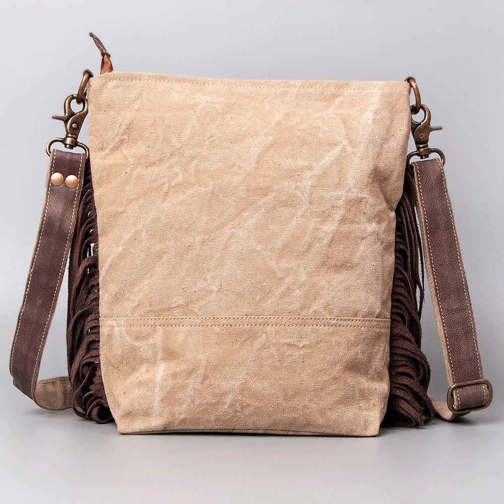 LC-OHV129 Large Crossbody Upcycled Canvas Ladies Bag