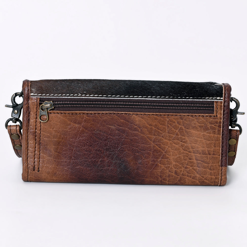 ADBG877 American Darling Hair-On Cowhide Western Leather Crossbody with YKK Zipper