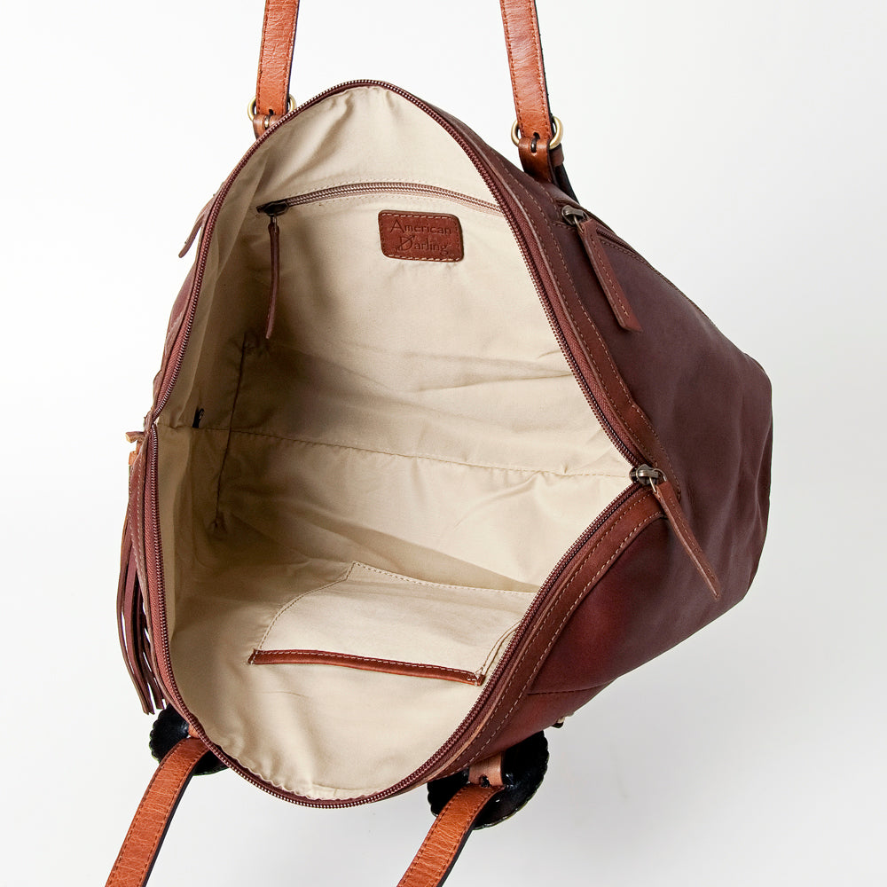 LC-ADBGI168A Tote Genuine Western Leather Women Bag