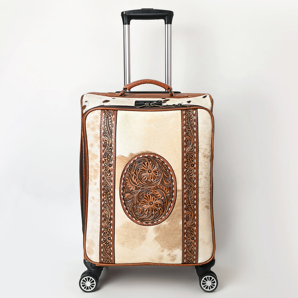 ADBG1575 American Darling Western Genuine Leather Travel Case with Hand-Tooled Detailing and Premium Craftsmanship