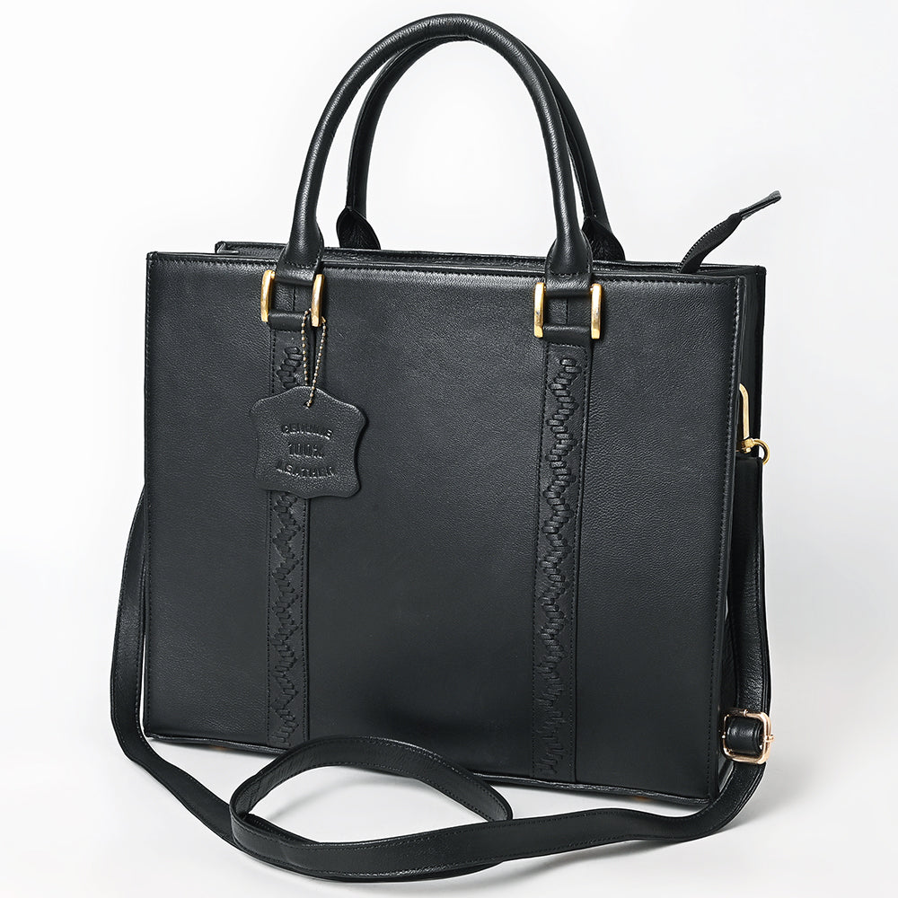 NMBGM199D Briefcase Genuine Western Leather Women Bag