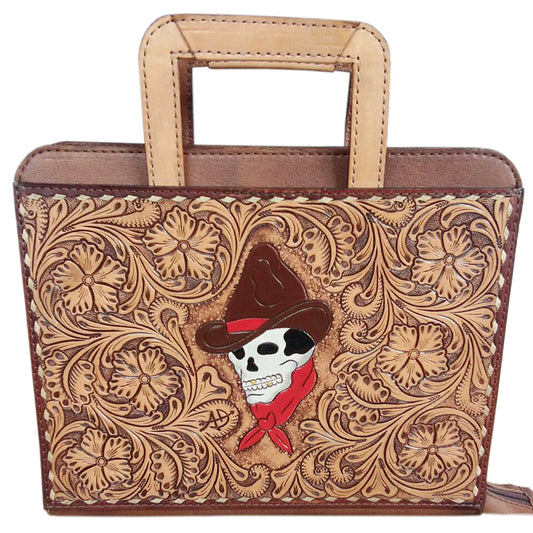 GIBGX1379-Briefcase Genuine Western Leather Women Bag