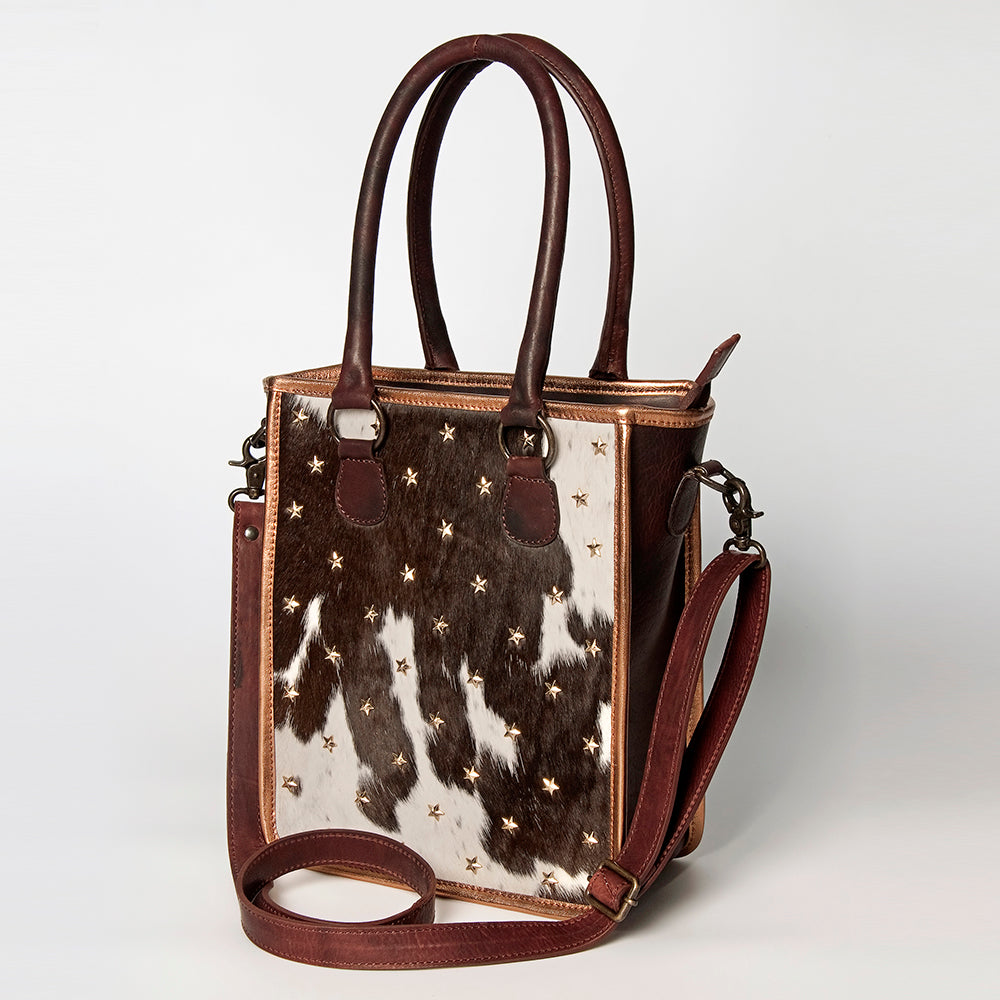 LC-ADBGZ608 Tote Hair-On Genuine Western Leather Women Bag