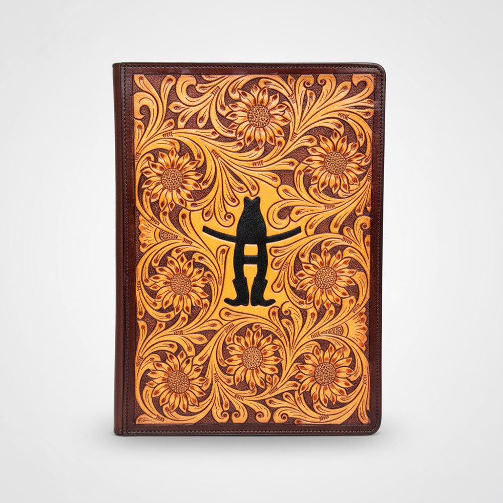 Legacy Rodeo Genuine Leather Hand Tooled Portfolio