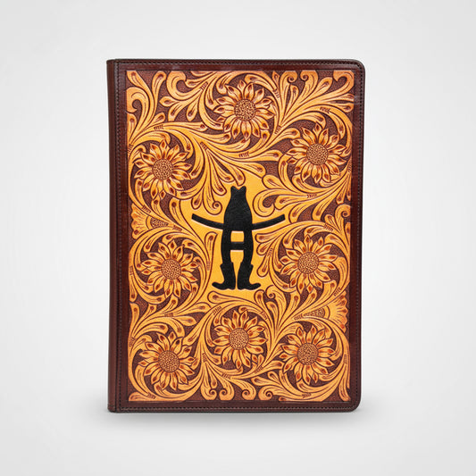 Legacy Rodeo Genuine Leather Hand Tooled Portfolio