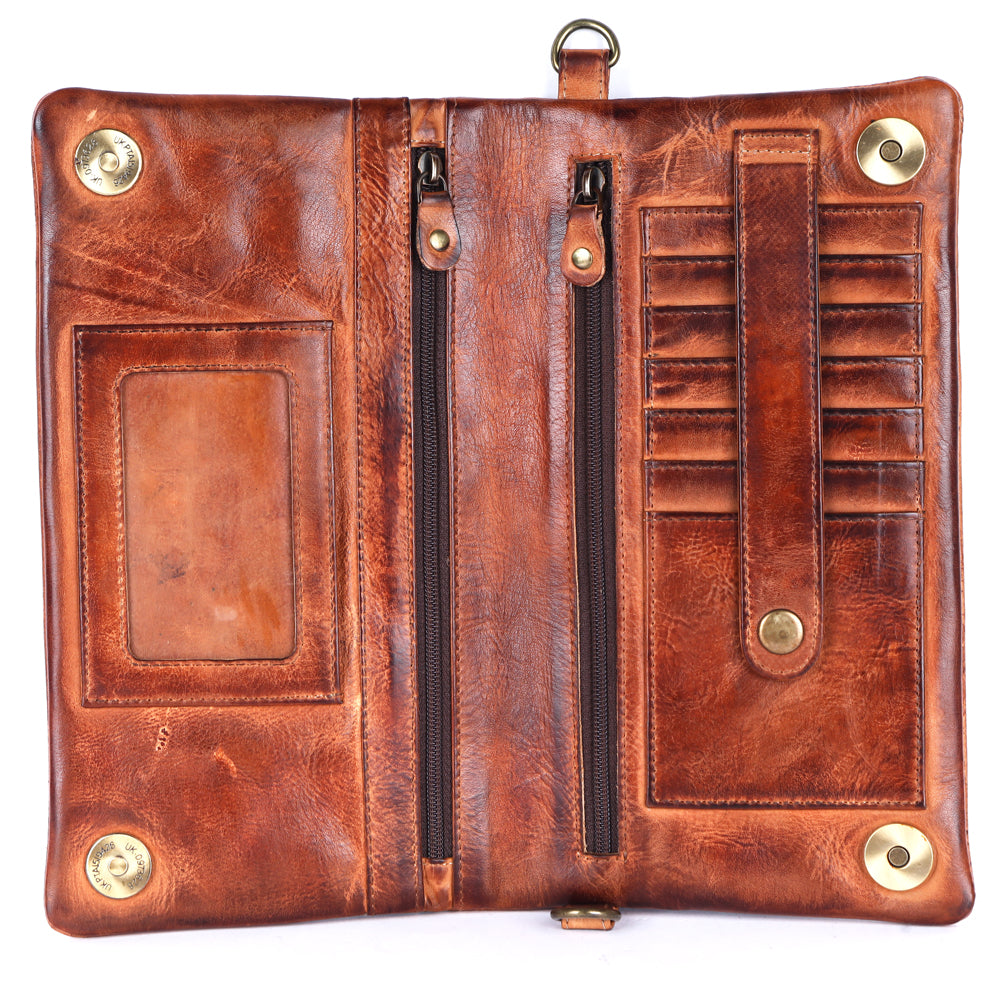NMBGM140 Wristlet Genuine Leather women bag western Bag