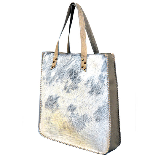 ADBG111 American Darling Hair-On Cowhide Genuine Leather Western Tote Bag Handcrafted Large Carryall