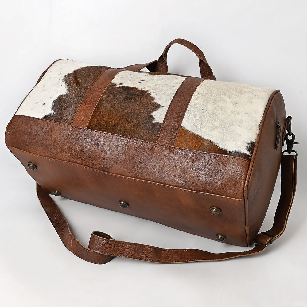 LC-ADBGS174 Cowhide Leather Duffle Bag - Genuine Western Travel Weekender