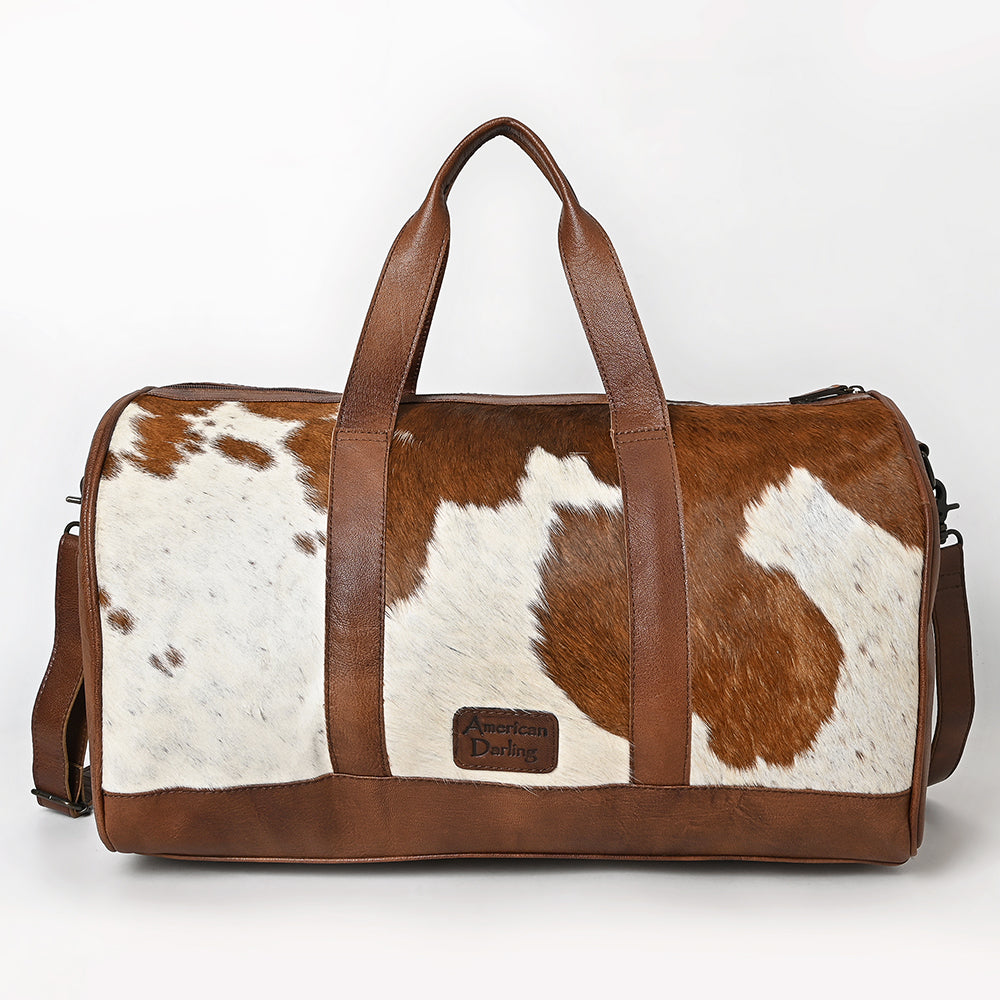 LC-ADBGS174 Cowhide Leather Duffle Bag - Genuine Western Travel Weekender