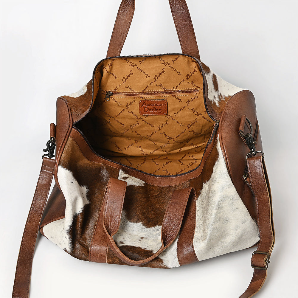 LC-ADBGS174 Cowhide Leather Duffle Bag - Genuine Western Travel Weekender