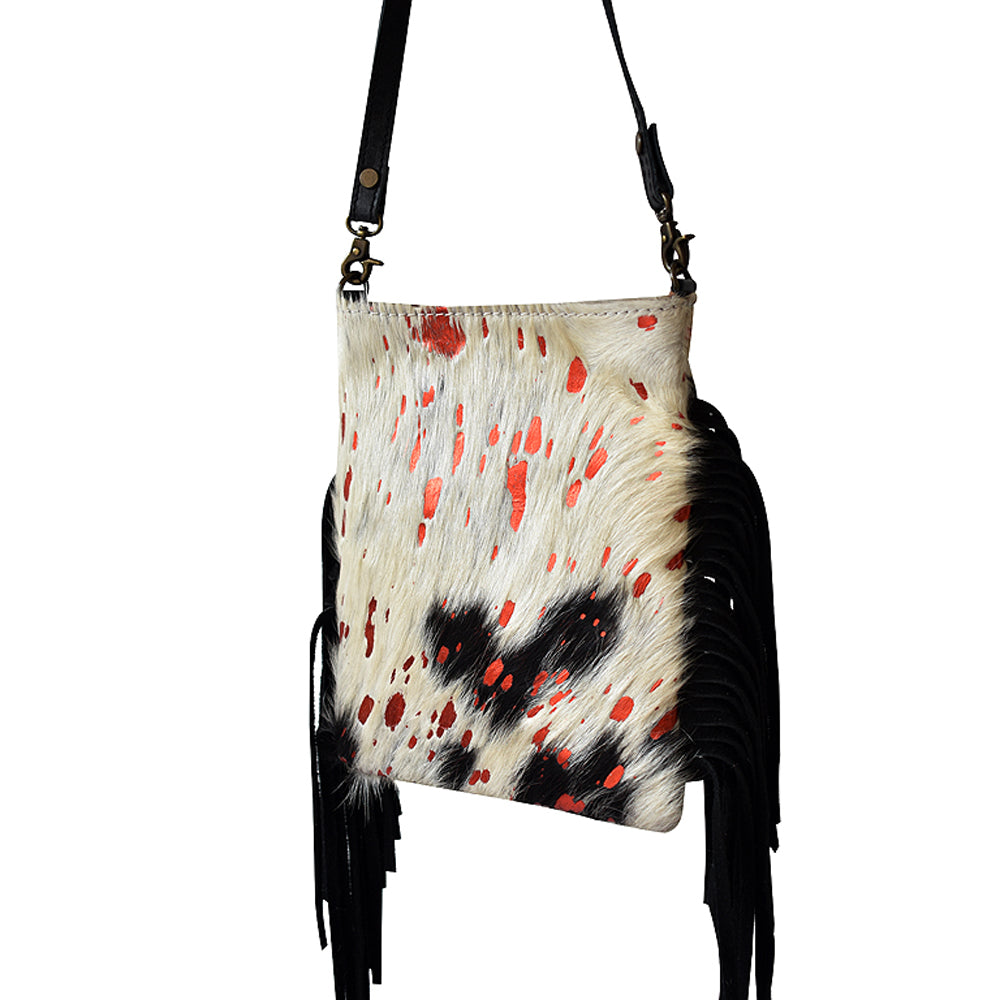 LC-ADBGS153ACREDFRNG Chaps Genuine Western Leather Women Bag