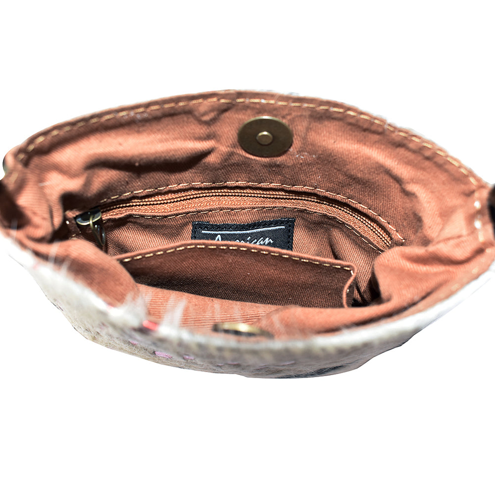 LC-ADBGS153ACREDFRNG Chaps Genuine Western Leather Women Bag