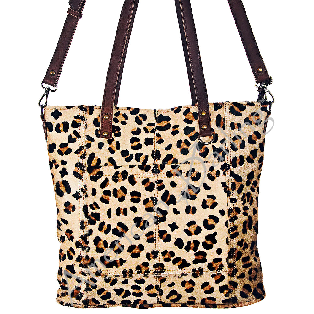 ADBG106 American Darling Hair-on Cowhide Western Tote Bag - Genuine Leather