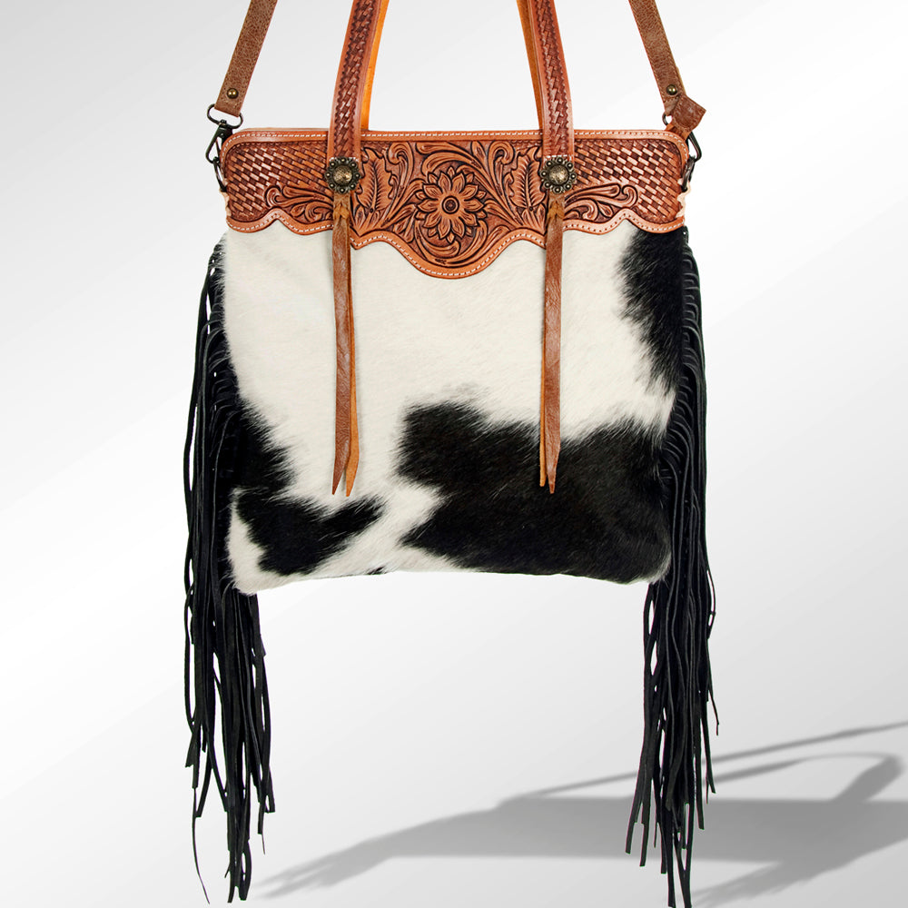 LC-ADBGS113BKW Messenger Genuine Western Leather Women Bag