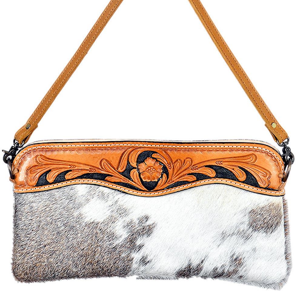 LC-ADBGS199BRW  Crossbody Genuine Western Leather Women Bag