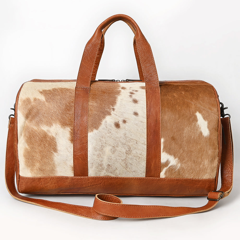 LC-ADBGS174 Cowhide Leather Duffle Bag - Genuine Western Travel Weekender