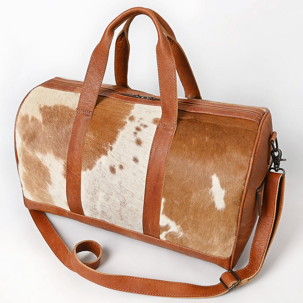 LC-ADBGS174 Cowhide Leather Duffle Bag - Genuine Western Travel Weekender