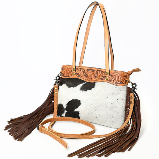 LC-ADBGS124BRW Tote Genuine Western Leather Women Bag