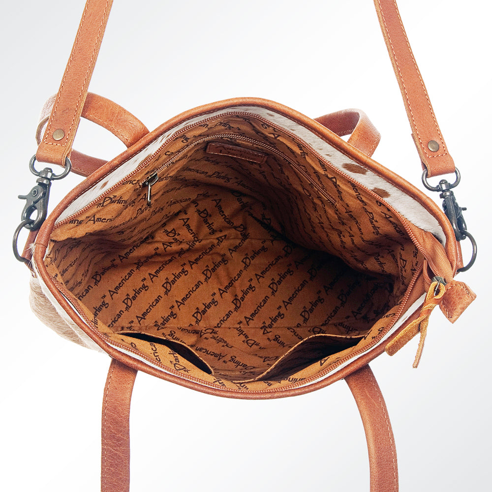 LC-ADBGS176 Tote Hair On Genuine Western Leather Women Bag