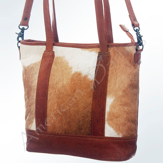 LC-ADBGS176 Tote Hair On Genuine Western Leather Women Bag