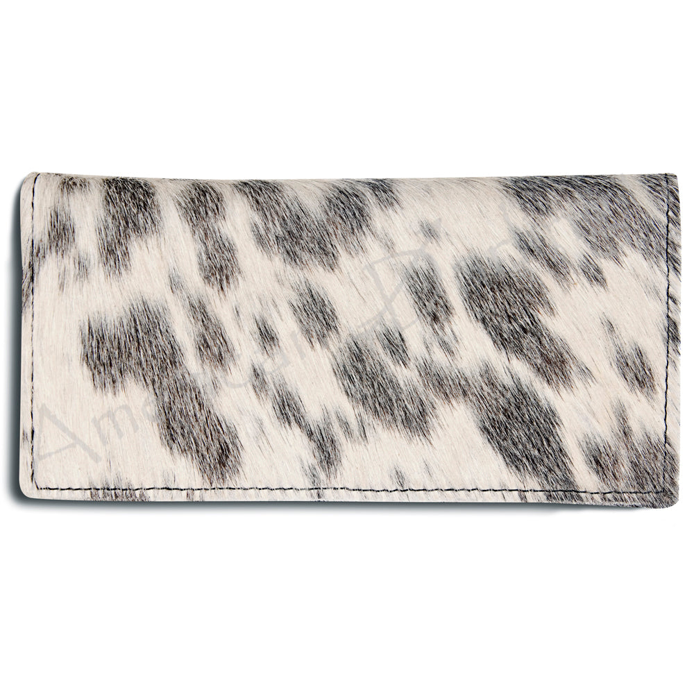ADBG258 Exotic Hair-On Hide Leather Wallet -Western Style