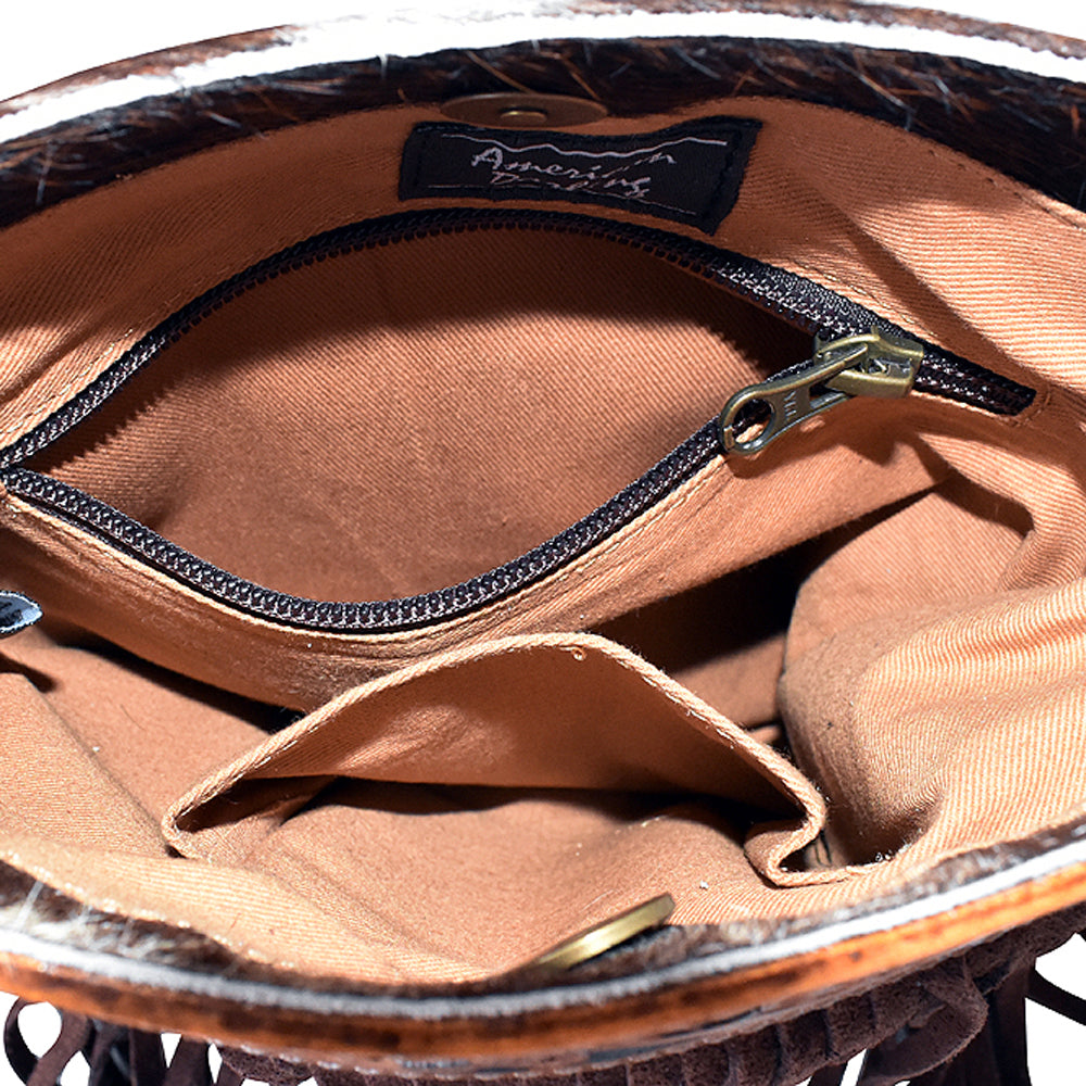 LC-ADBGS172BRW Crossbody Genuine Western Leather Women Bag