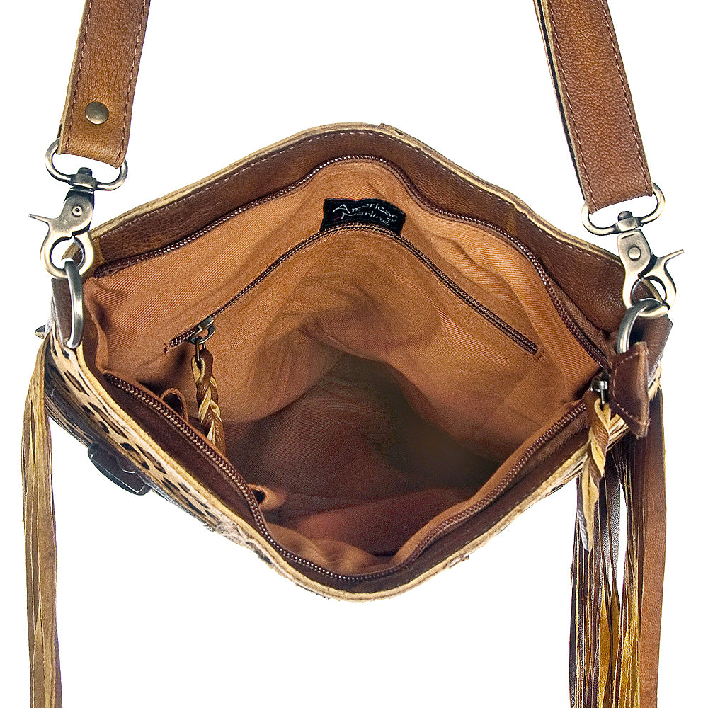 ADBG108 American Darling Large Hair-on Cowhide Crossbody Bag
