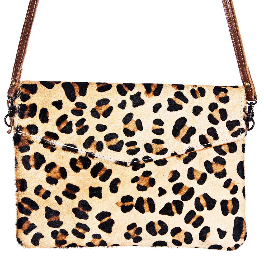 ADBGS178 Envelope Hair-On Genuine Western Leather Women Bag Becca