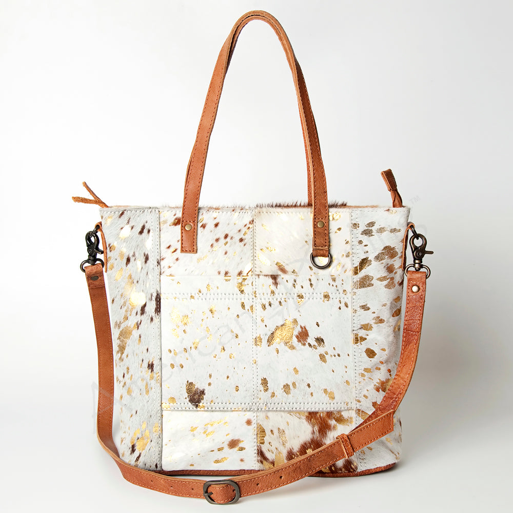 ADBG106 American Darling Hair-on Cowhide Western Tote Bag - Genuine Leather