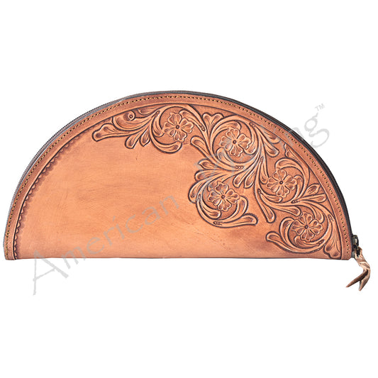 ADBG338 American Darling Hand Tooled Leather Taco Bag