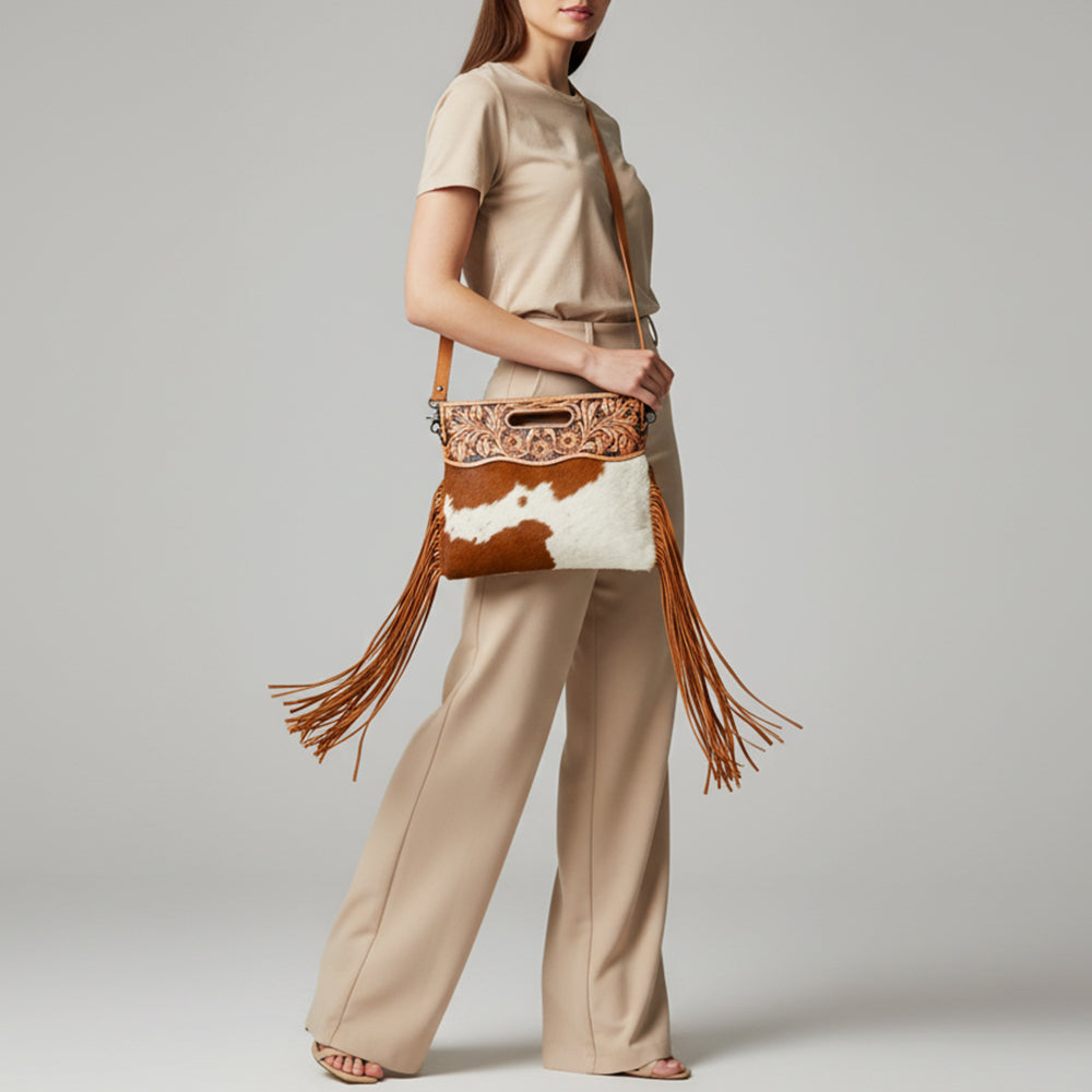 LC-ADBGS146 Crossbody Genuine Western Leather Women Bag Mae