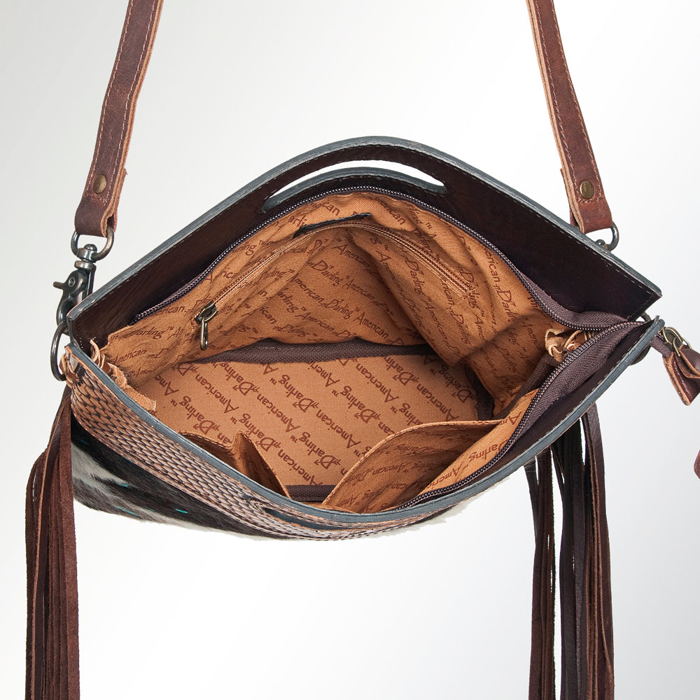 LC-ADBGS145ACTRQBR Clutch Genuine Western Leather Women Bag