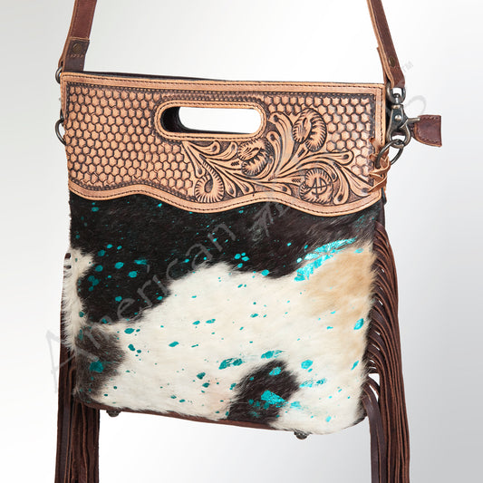 LC-ADBGS145ACTRQBR Clutch Genuine Western Leather Women Bag