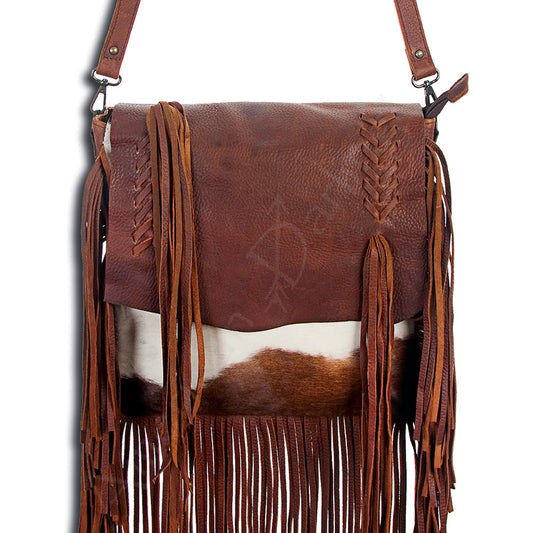 LC-ADBG384BRWBR Messenger Genuine Western Leather Women Bag