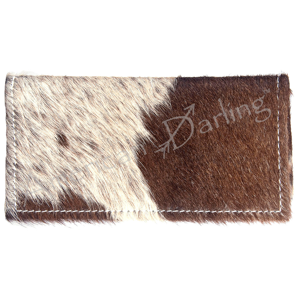 ADBG258 Exotic Hair-On Hide Leather Wallet -Western Style