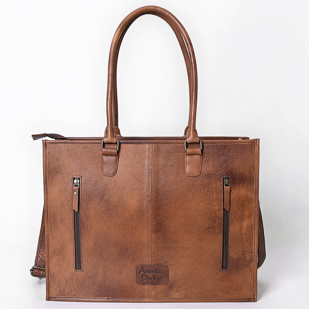 ADBG387BR Tote Genuine Western Leather Women Bag