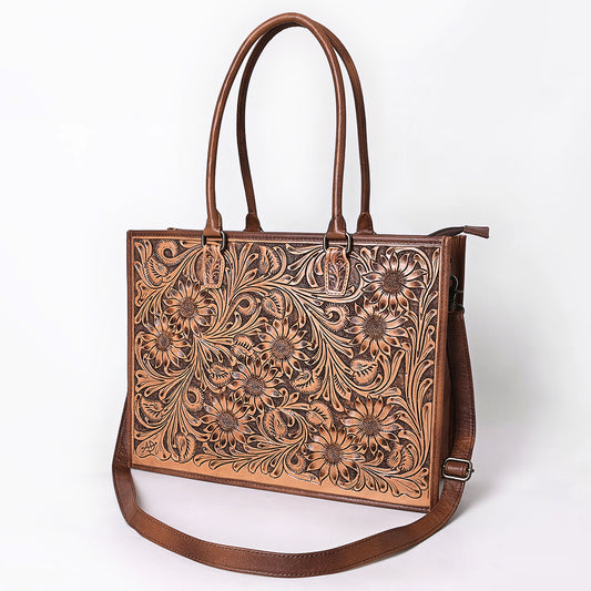ADBG387BR Tote Genuine Western Leather Women Bag