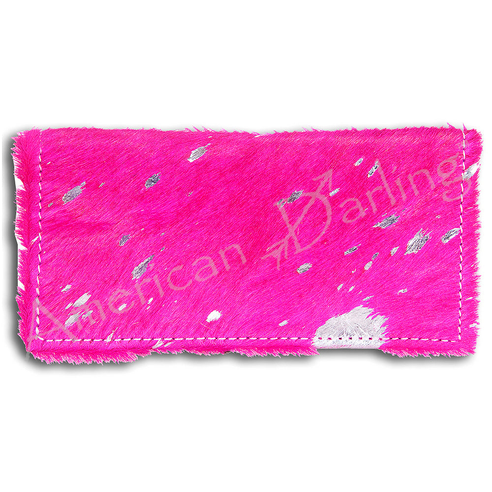 ADBG258 Exotic Hair-On Hide Leather Wallet -Western Style