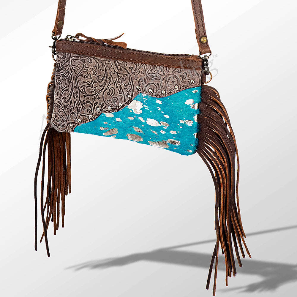 LC-ADBGS132TRQFRNG Crossbody Genuine Western Leather Women Bag