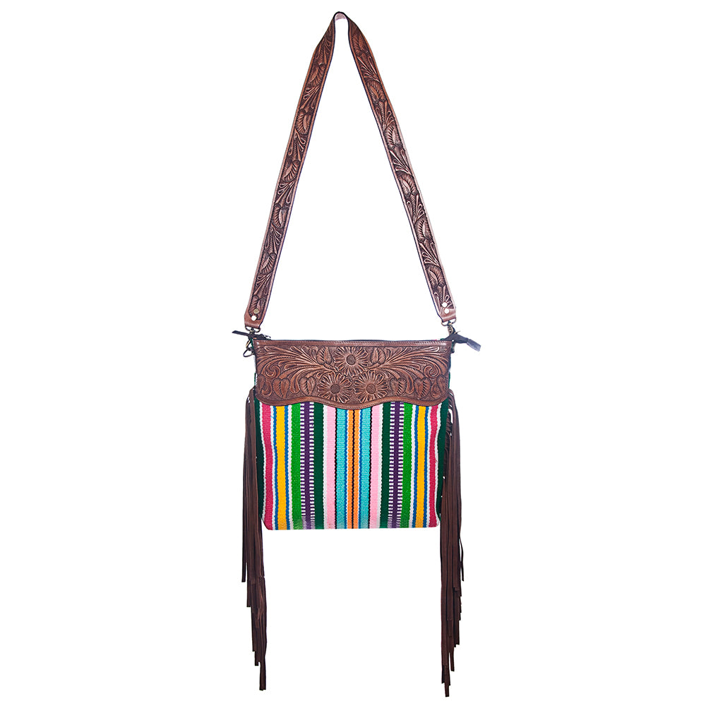 LC-ADBGZ105R Crossbody Genuine Western Leather Women Bag