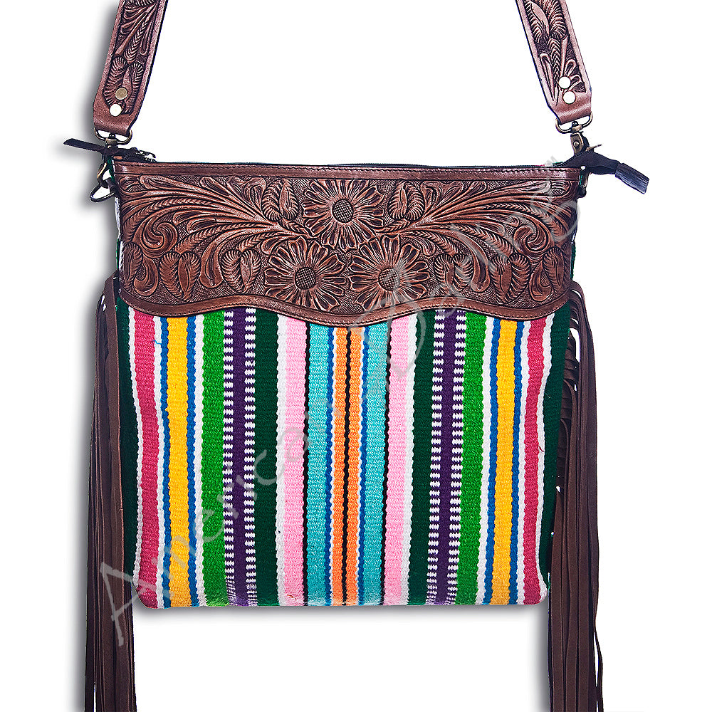 LC-ADBGZ105R Crossbody Genuine Western Leather Women Bag