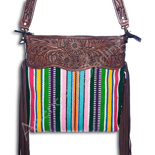 LC-ADBGZ105R Crossbody Genuine Western Leather Women Bag