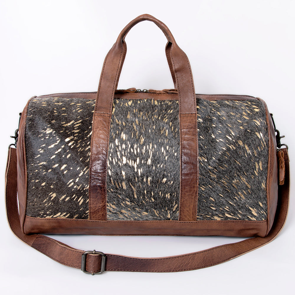 LC-ADBGS174 Cowhide Leather Duffle Bag - Genuine Western Travel Weekender