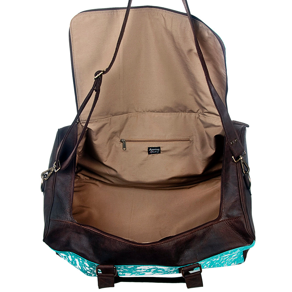 ADBG474 American Darling Hair-On Cowhide Duffel Bag