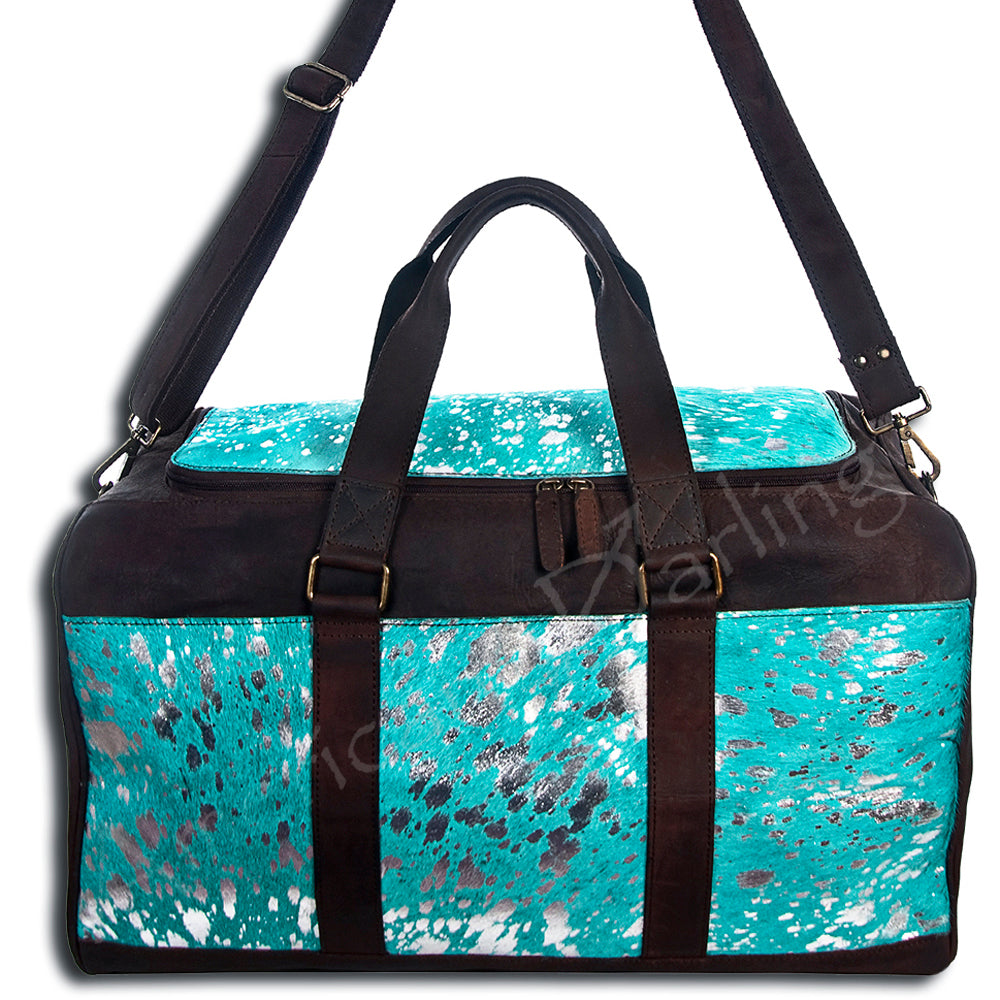 ADBG474 American Darling Hair-On Cowhide Duffel Bag