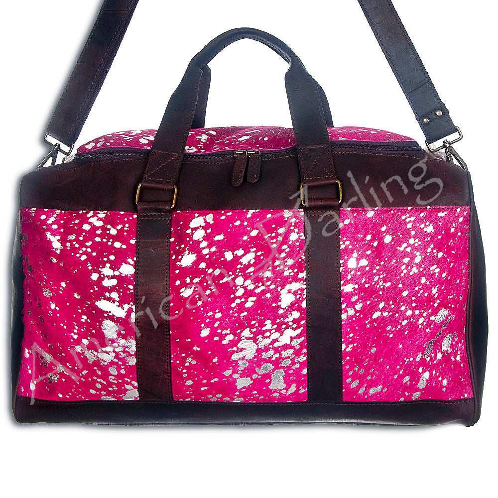 ADBG474 American Darling Hair-On Cowhide Duffel Bag