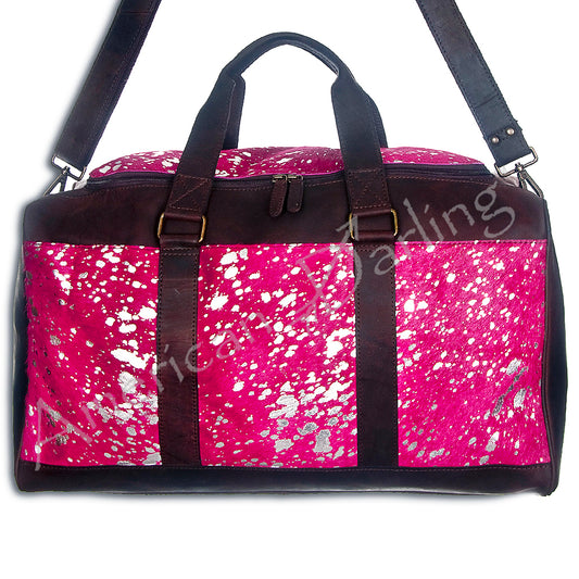 ADBG474 American Darling Hair-On Cowhide Duffel Bag