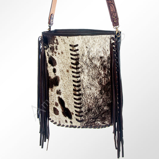 ADBGZ135 Bucket Hair-On Genuine Western Leather Women Bag