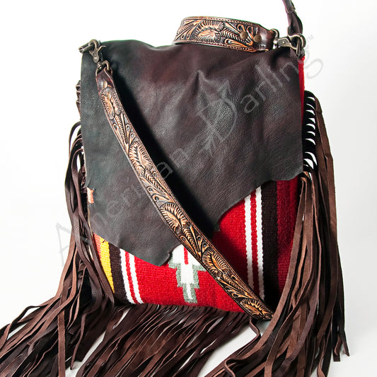 LC-ADBGZ136F14 Messenger Genuine Western Leather Women Bag