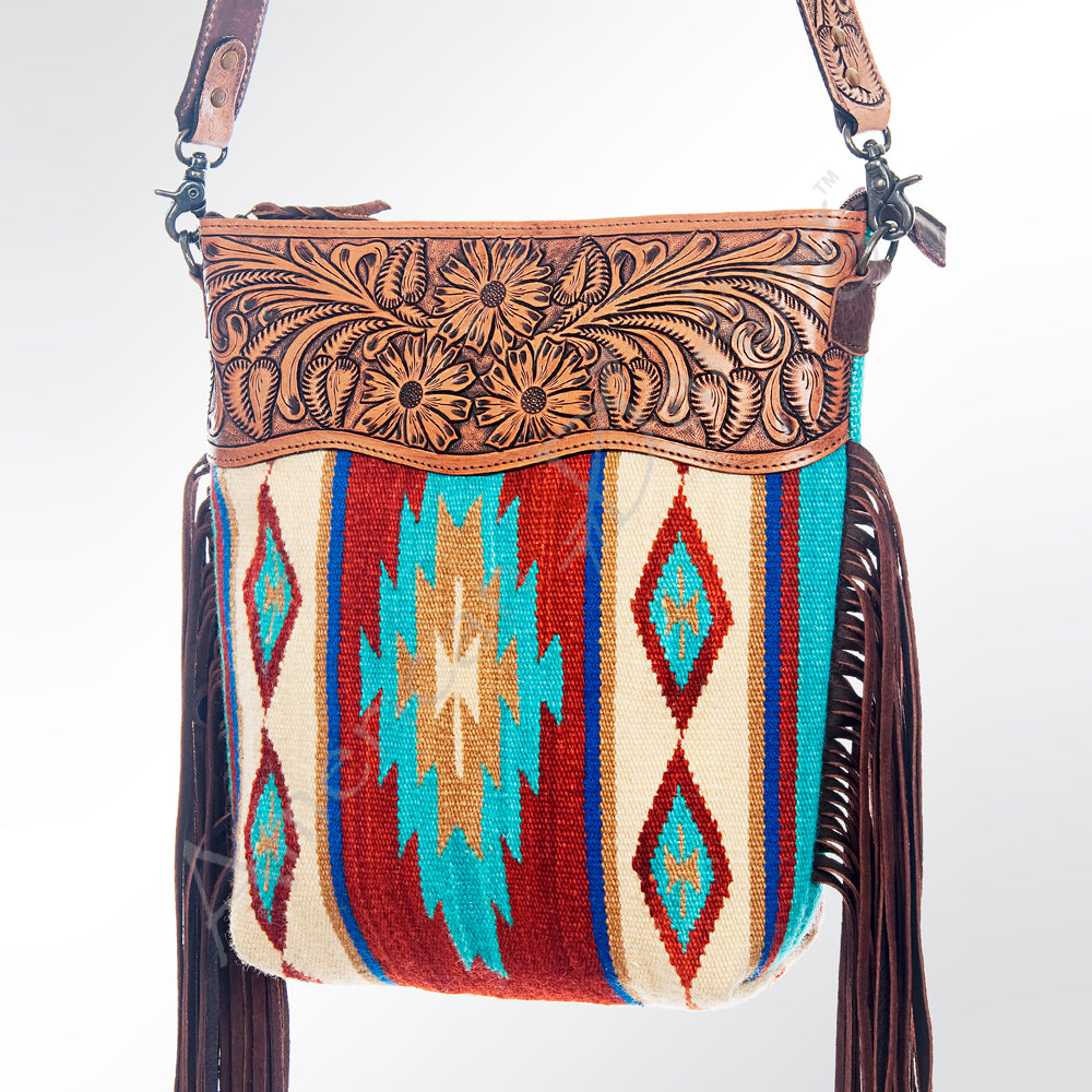 ADBG206 Hand Tooled Crossbody Genuine Western Leather Women Bag